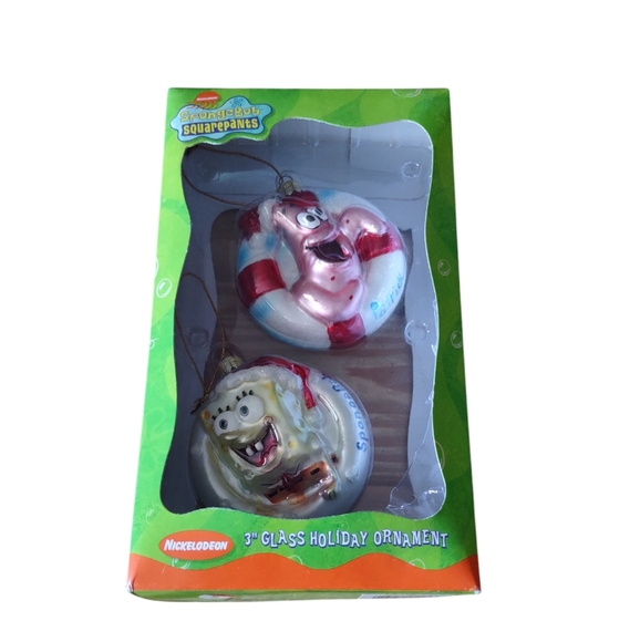 Nickelodeon SpongeBob SquarePants Holiday Ornaments - Picture 1 of 12